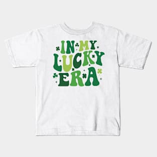In My Lucky Era Saint Patrick's Day Kids T-Shirt